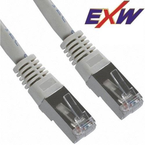 EXW Patch kábel Cat5E F/UTP 1m szürke PVC
