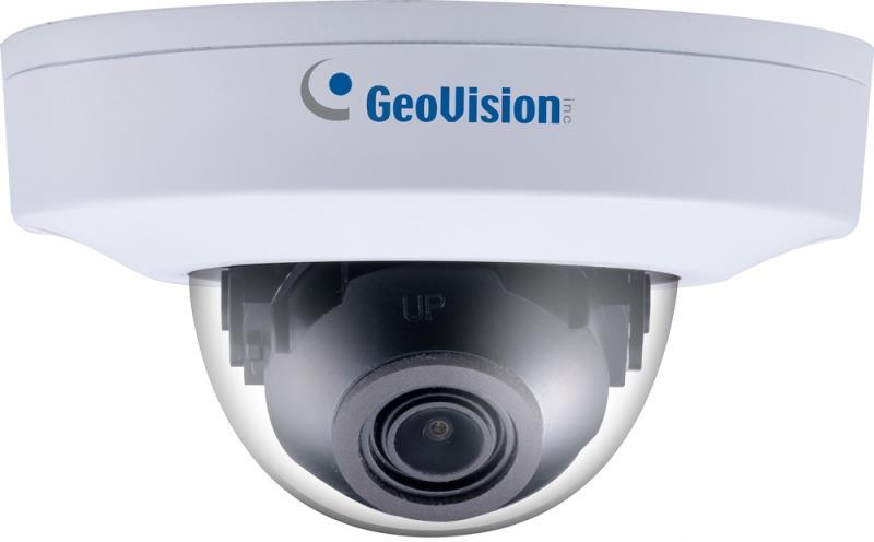 Geovision 4,0 Mpixel, 2,8mm fix objektív, beltéri IP mini dóm kamera, AI Deep-learning, Super Low Lux