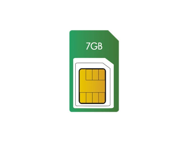 SIM adatkártya 7GB mobilnettel