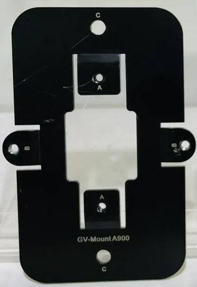 GeoVision rögzítő keret GV-AS110/GV-AS1110/GV-RK1352/GV-R1352 olvasókhoz, vezérlőkhöz falba süllyesztett kötődobozokhoz