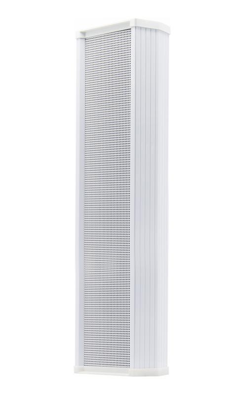 GeoVision IP oszlop hangszóró, a hálózatról kapott audio adatok lejátszására képes, SIP és ONVIF kompatibilis, DC 24V / PoE