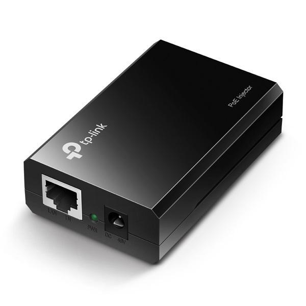 TP-LINK PoE tápfeladó adapterrel, 802.3af szabvány, 48V DC kimenet, 100 méterig