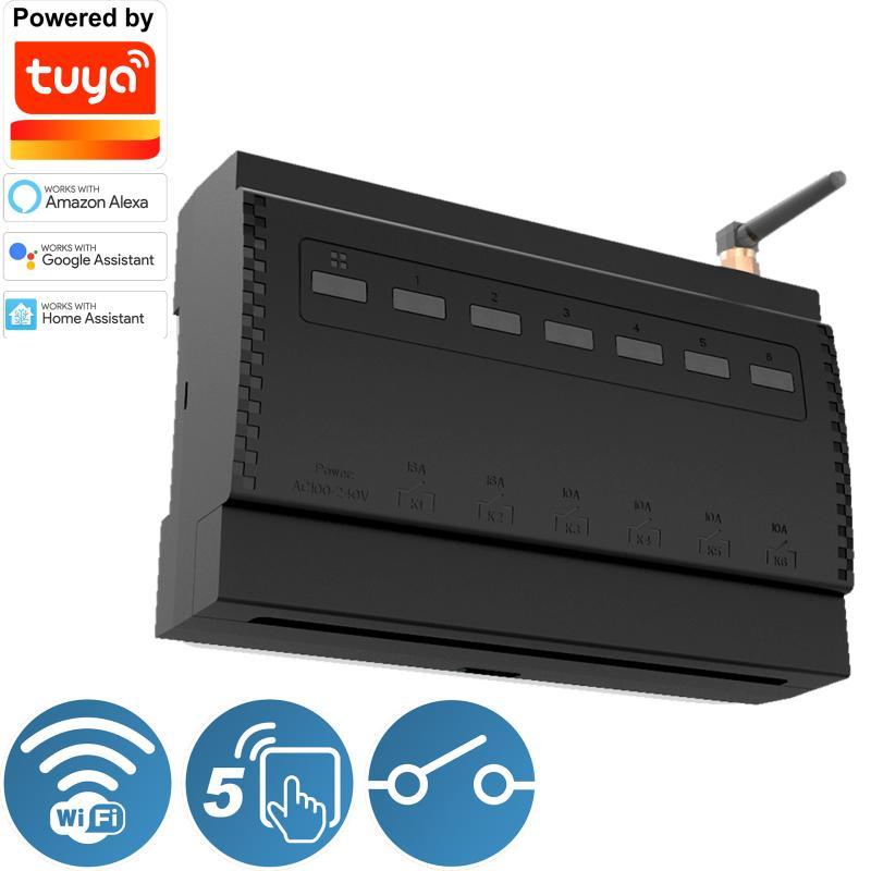 Videosec 6 csatornás RF+Wifi vevőegység