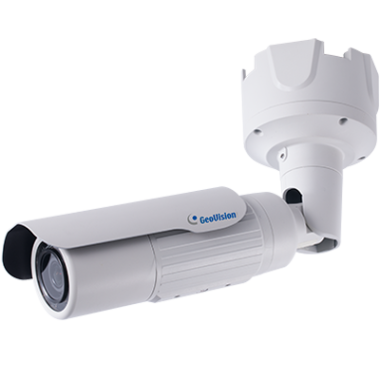 GeoVision 2,0 Mpixel, 3-10,5mm varió objektív, kültéri infrás IP csőkamera, IK10, WDR Pro