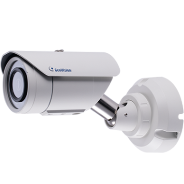 GeoVision 2,0 Mpixel, 3,8mm fix objektív, kültéri IP csőkamera, H.265