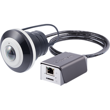 GeoVision 2,0 Mpixel, 360° panoráma objektív, kültéri IP Fisheye kamera, IR Led, mikrofon