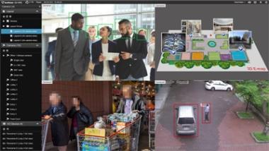 GV VMS 32ch GeoVision licensz v18.1-től, Retail & Security videó analitikák, vonalátlépés, területre