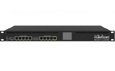 MikroTik RouterBOARD 3011UiAS-RM router 1U rack