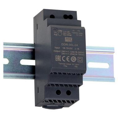 MeanWell DDR-30L-12 - DIN-sínre szerelhető DC/DC átalakító/konverter, 12V, 30W