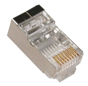 EXW modulár dugó RJ45 Cat5E UTP patch/fali (1mm) easyplug 50 microinch
