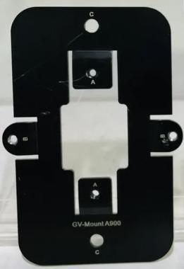 GeoVision rögzítő keret GV-AS110/GV-AS1110/GV-RK1352/GV-R1352 olvasókhoz, vezérlőkhöz falba süllyesztett kötődobozokhoz