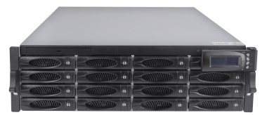 GeoVision 16 Hotswap,19 3U rackbe szerelhető egység, RAID0,1,5,6,50,60, optimalizált megoldásokkal szerverekhez, 10Gbx2 + 1Gbx4