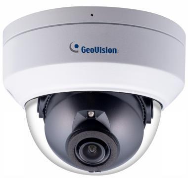 GeoVision 8,0 Mpixel, 2,8mm fix objektív, kültéri IP dóm kamera, AI Deep-learning, Super Low Lux, WDR Pro