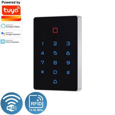 Videosec Tuya-vezérelhető érintős beléptető billentyűzet önálló vezérlő RFID kártyaolvasóval