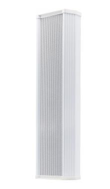 GeoVision IP oszlop hangszóró, a hálózatról kapott audio adatok lejátszására képes, SIP és ONVIF kompatibilis, DC 24V / PoE