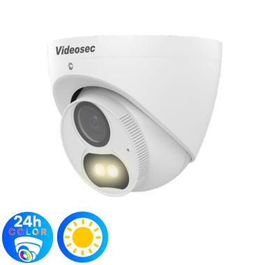 Videosec 5,0 Mpixel, 2,8mm fix objektív, kültéri AHD dóm kamera, FLED, 4in1, mikrofon