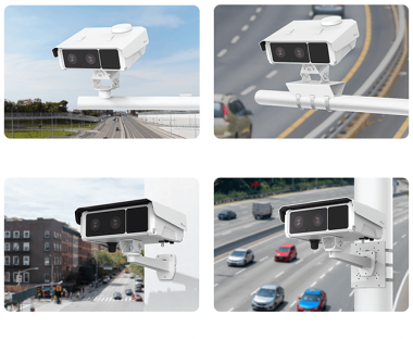Milesight 5,0 Mpixel TrafficX LPR, szabályok betartását követelő kamera, piros lámpán való áthajtás elemzés, 250km/h