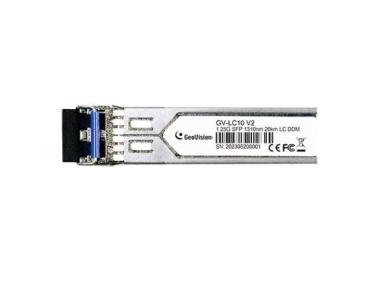 GeoVision SFP modul LC10 V2, IEEE 802.3z 1000BaseSX/LX, monomódusú kábelhez, 10 km-ig