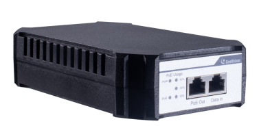 GeoVision Gigabit PoE tápfeladó adapter, IEEE802.3af/at/bt, 95Watt teljesítmény, Túlfeszültség-védelem ą6 kV