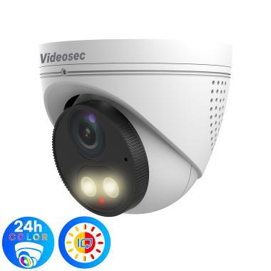 4 MP Starlight SMART IP dómkamera, (fix 2.8 mm), mikr. hangsz. 30m IR+FLED