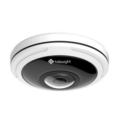 Milesight 8,0 Mpixel, 360° panoráma objektív, kültéri IP FishEye kamera, NDAA, 4k, 30fps
