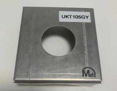 Metz oszlop tartó adapter kamerákhoz, kötődobozokhoz, alumínium, 105x105mm verzió2