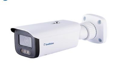 Geovision 4,0 Mpixel, 2,8 mm fix objektív, kültéri IP csőkamera, AI-ISP