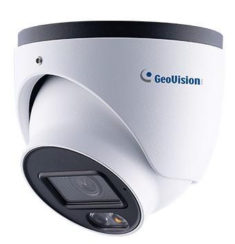 Geovision 4,0Mpixel 2.7-13.5mm motoros objektív, kültéri IP dóm kamera, 4,3x zoom,  Super Low Lux WDR Pro Full Color Warm LED IR
