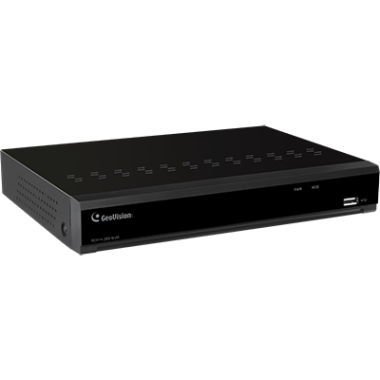 Geovision 8 csatornás PoE RNVR, 1 Sata, 76/32 Mbps, Linux alapú