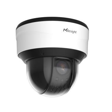 Milesight 2,0 Mpixel, 5,3-64 mm motoros objektív, kültéri IP PTZ dóm kamera, AI, 12x zoom