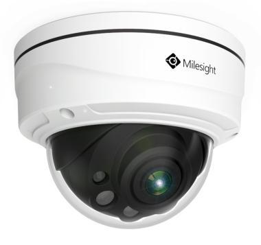 Milesight 8,0 Mpixel, 3,6-10 mm motoros objektív, kültéri IP Pro dóm kamera, AI, NDAA