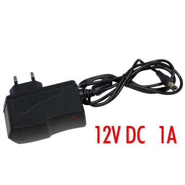 Videosec  12 V DC kapcsolóüzemű tápegység, 1 A