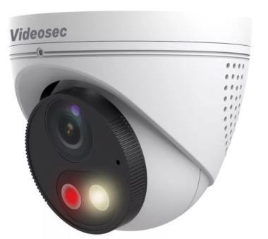 Videosec 8Mpixel, 2,8mm HD objektív, hybrid Fehér/White+IR LED LAN+PoE