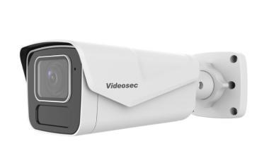 Videosec 8 MP Ultra Starlight SMART IP csőkamera, (var. 2.7-13.5mm), mikr., 80m IR, Wise-ISP