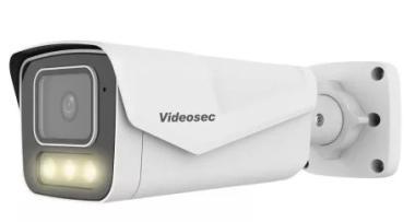Videosec 8,0 Mpixel, 2,8 mm fix objektív, SMART IP csőkamera, Ultra Starlight