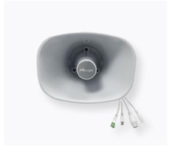 Milesight IP kürthangszóró beépített mikrofonnal, 15 W-os