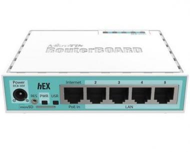 MikroTik RouterBOARD hEX SOHO router, 5 port Gigabit