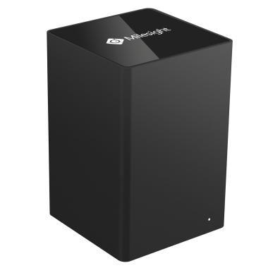 Milesight 9 csatornás Mini NVR, 1 Sata, 90/90Mbps, 1U házban, gyári tápegységgel - Kifutó