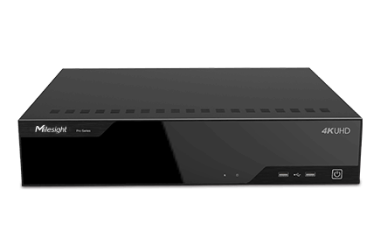 Milesight 64 csatornás Pro NVR, 8 Sata, 320/256Mbps, RAID, 2U házban, gyári tápegységgel