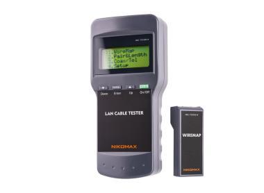 NIKOMAX UTP/STP RJ45 kábel teszter LCD kijelzővel