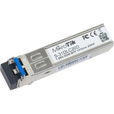 MikroTik SFP modul 1.25G Single Mode, 20km