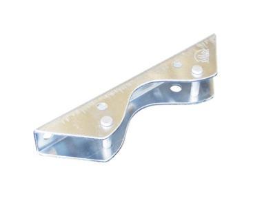 Metz unitartó, alumíniumból, csappal, 145mm, 2mm vastag anyagból
