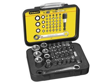 Stanley 40 részes bitfej készlet