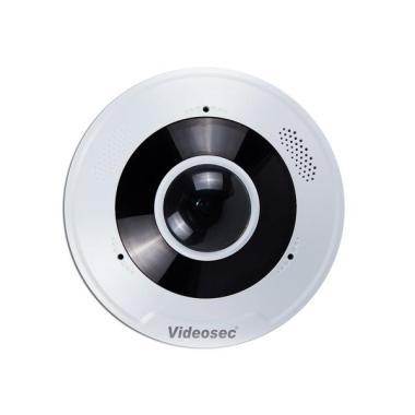 Videosec 8,0 Mpixel, 360° fix objektív, kültéri IP Fisheye kamera, H.265, 6 stream, mikrofon