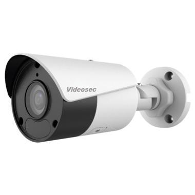 Videosec 4,0 Mpixel, 2,8mm fix objektív, kütéri IP csőkamera, mikrofon, Starlight , VCA