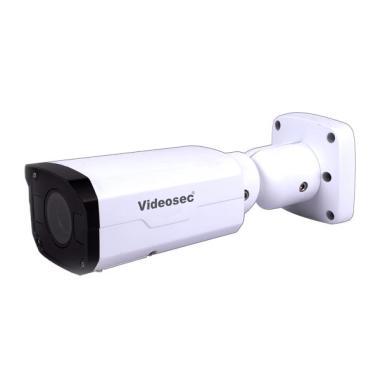 Videosec 8,0 Mpixel, 2,8-12mm motoros objektív, kültéri IP csőkamera, SMART, SD slot
