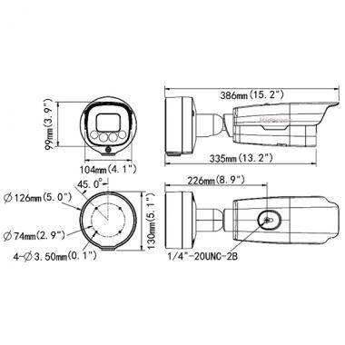 Videosec 2 Mpixel, LPR Starlight IP kamera, 4.7-47 mm, motoros objektív, SD slot