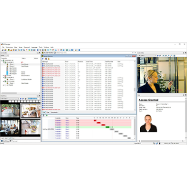 Web-es 1-8ch kezelő szoftver GeoVision beléptetőhöz, 255 GV AS vezérlő egyidejű kezelése, 40.000 kártya nyilvántartása, GV IP kamera kompatibilitás