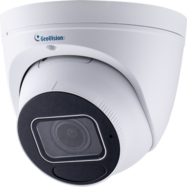 GeoVision 8,0 Mpixel, 2,8-12mm motoros objektív, kültéri Megaball IP dóm kamera, AI, SD slot