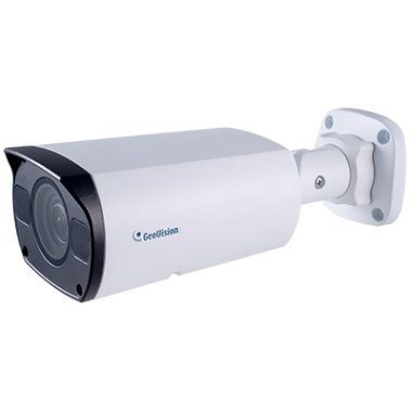 GeoVision 8,0 Mpixel, 2,8-12mm motoros objektív, kültéri IP csőkamera, H.265, AI